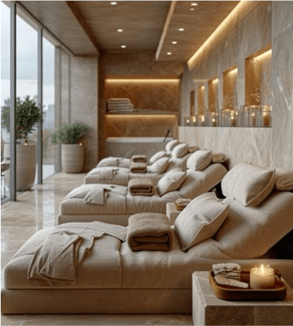 Spa & Gym Pool & Outdoor Areas